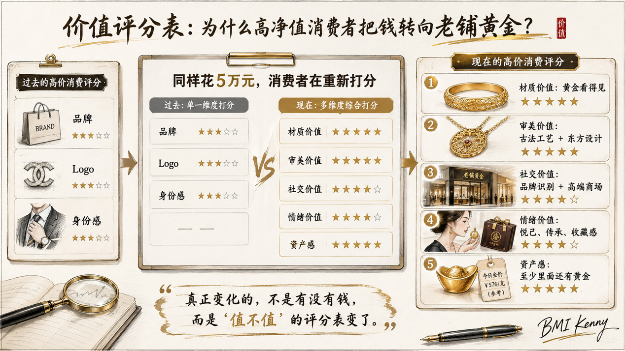 图1、价值评分表，决定了消费者的钱包会把钱转向哪里