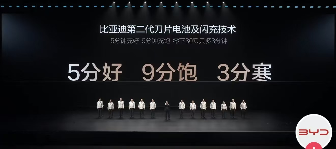 图2 比亚迪的闪充数据